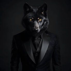 Wolf in Maatwerk - Wolf in Hugo Bazen pak van Surreal Media