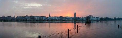 Panorama zonsopkomst in Zutphen von Marcel Pietersen