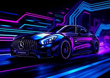 Mercedes-AMG GT Neon by MIROKKU