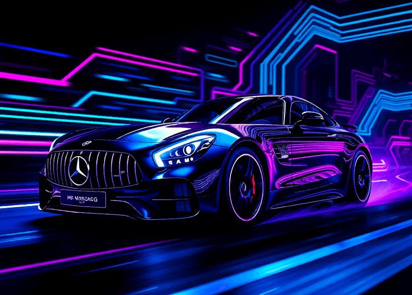Mercedes-AMG GT Neon von MIROKKU