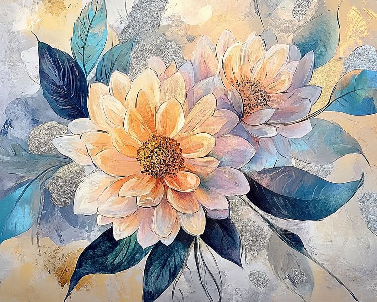 Flowers Pastel by Wonderful Art