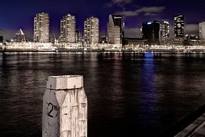 Skyline Rotterdam en soirée