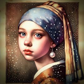 the girl with the pearl earring by Digital Art Nederland