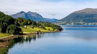 Typical Norwegian landscape by the fjords by Adelheid Smitt thumbnail