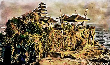 Tanah Lot Bali by Dorothy Berry-Lound
