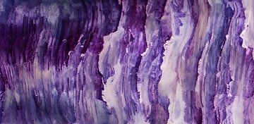 Purple waves van Niek Traas