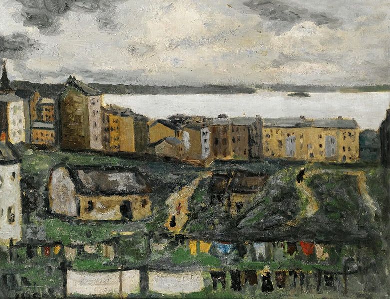 Arthur Segal - Village view by Peter Balan