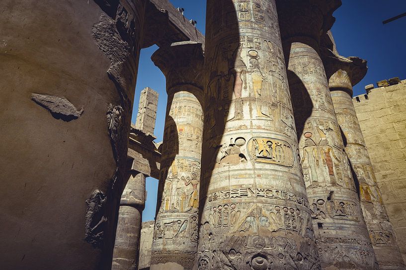 Les temples d'Égypte 02 par FotoDennis.com | Werk op de Muur