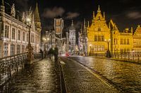 Gent, Gent by night, Belgium, Ghent, 2015, 