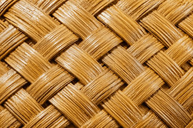 Texture tissée en herbe de Purun - Indonésie sur Vínculae