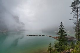Lago di Braies in the Dolomites by Menno Schaefer