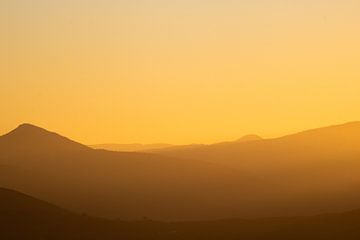 Zonsopkomst in Spanje, Lecrin Vallei van Clazien Boot