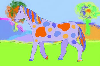 Cheval de souris multicolore 4