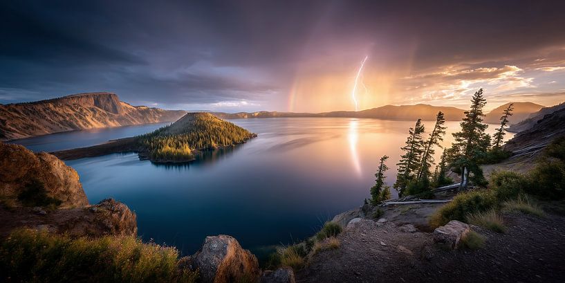 Erwachen im Farbenspiel von fernlichtsicht