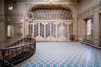 Salle Art Déco abandonnée.