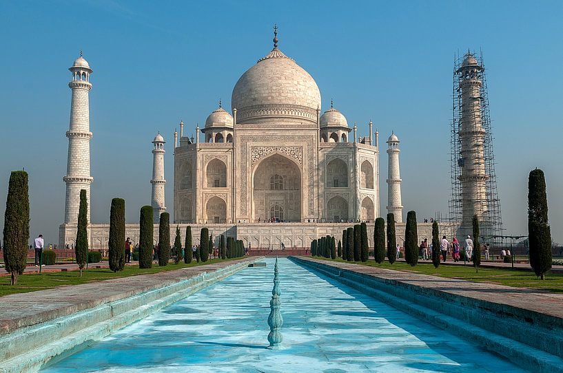 Agra: Taj Mahal van Maarten Verhees