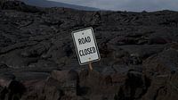 Straßenschild in Lava