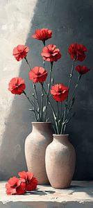 Stilleben Rote Blumen
