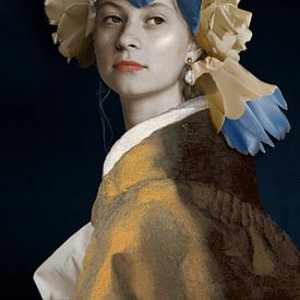 Girl with a Pearl Earring in the 21st century by Affect Fotografie