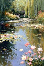 Seerosen à la Monet Nr. 2 von Studio BB