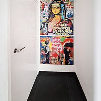 Photo de nos clients: Hommage à Banksy - Never give up - Follow u dream Ultra HD par Team W 32 Gallery, sur ArtFrame