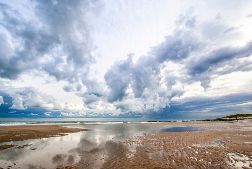 Weerspiegeling in Domburg van Jacqueline Lodder