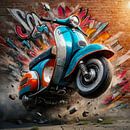 Graffiti scooter by Silvio Schoisswohl thumbnail