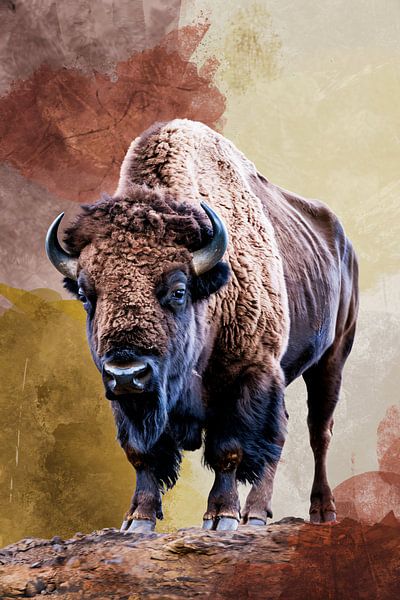 Bison with powerful appearance by Imperial Art House