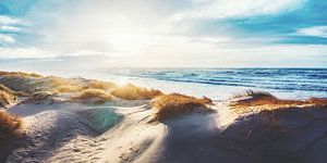 Sonnenuntergang an der dänischen Küste