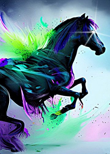 The ghost horse black thunder