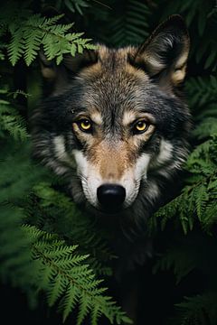 Wolf in de varen van Kimmisophiee