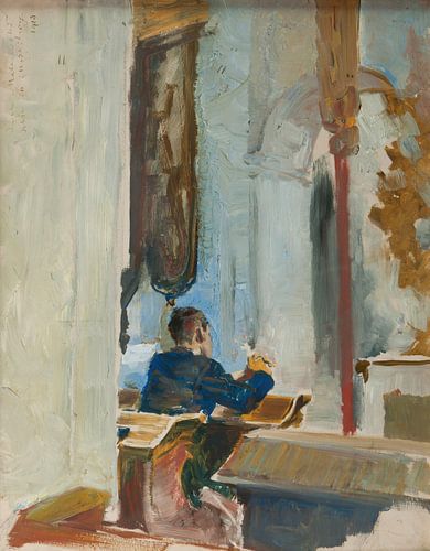 Jacek Malczewski-Schets voor een gebed