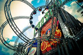 Festival Fotografie Wanddekoration – Podium Lichten Leinwand Industrial 05 von FotoDennis.com | Werk op de Muur