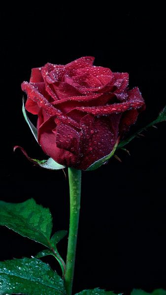 Rode roos. von Jan van Tol