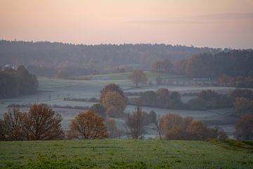 Morgen herfst in de buurt van Bamberg