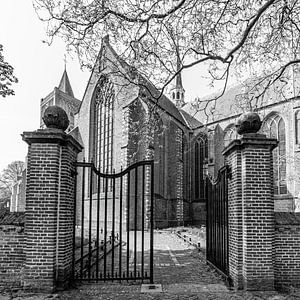 Ancienne église de Jeroen, noir et blanc
