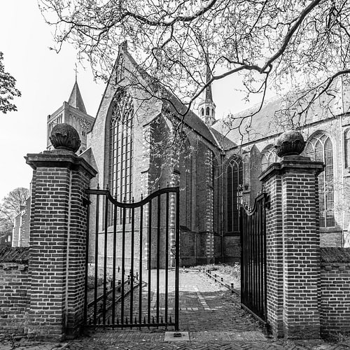 Oude Jeroenskerk, zwart-wit