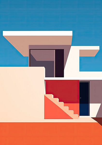 Bauhaus poster art print by Niklas Maximilian