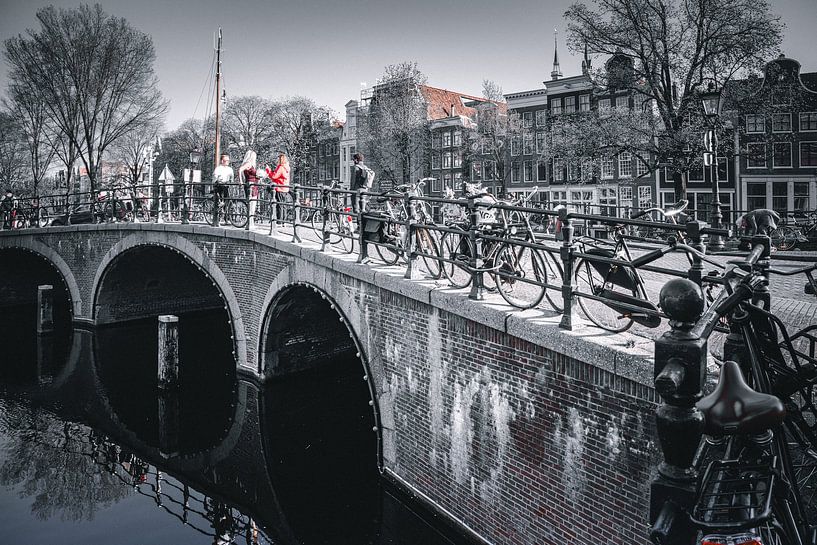Amsterdam in zwart-wit van Thilo Wagner