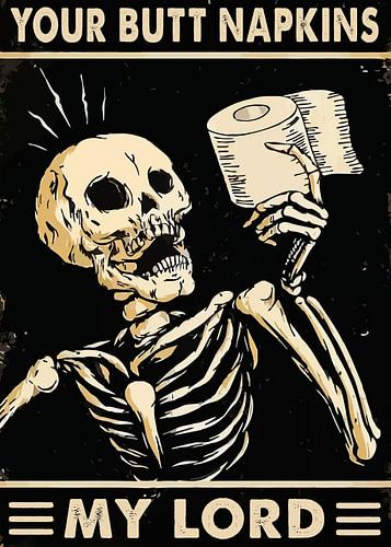 Je Kont Servetten Mijn Heer Schedel