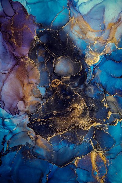 Blauw marmer van Steffen Gierok