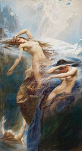 Herbert James Draper - Die Nebel der Berge (1912)