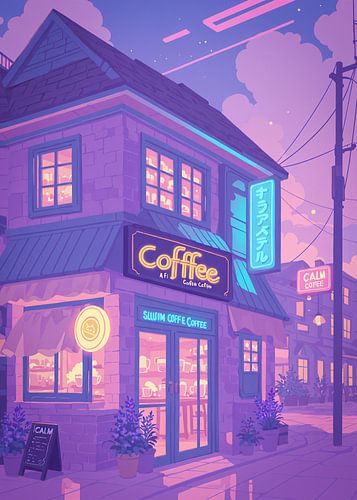 Anime Coffee Shop Japan Tokio