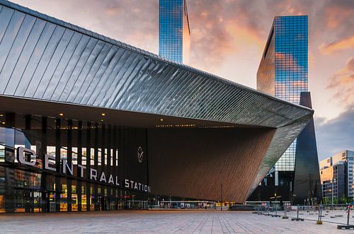 La gare centrale à la lumière du matin sur Prachtig Rotterdam