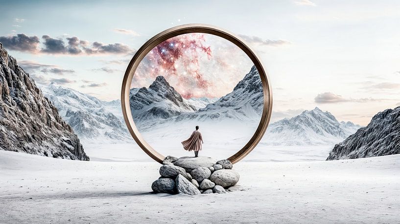 The gateway to the stars by Klaus Tesching - Art-AI