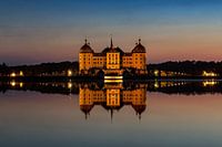 Moritzburg Castle at dusk