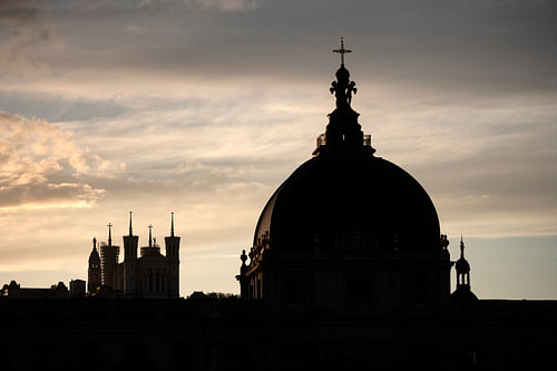Sonnenuntergang in Lyon