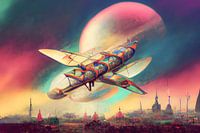 Buitenaardse fantasie, psychedelische dromen en vliegend tuig