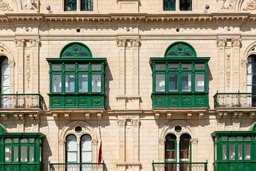 Hausfassade in Valletta von Dieter Walther