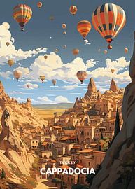 Rêves de Cappadoce : Une aventure vibrante en montgolfière